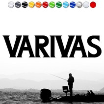 낚시로고스티커 FS010 VARIVAS 바리바스 조구사마크 태클박스 자동차꾸미기, 1개, 빨강XL