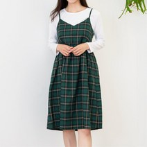 여학생 얇은어깨끈 러블리 체크원피스 로맨틱 캐주얼원피스 20대여자