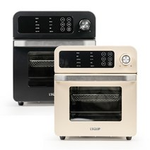 리큅 에어프라이어오븐 15L (블랙/크림베이지), 블랙