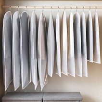 코트커버 반투명 지퍼형 옷커버 특대형(60x140cm) 5매, 5개