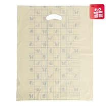 mall2018 Q341 100p 45x55 쇼핑비닐봉투 팬시봉투 의류 옷봉투, 베이지