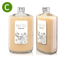 [유리병](C타입)웨이납작쥬스500ml (A), 1개