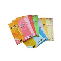 삼원 A4 플라잉칼라 80g P시리즈, P22 빨강색