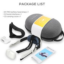 AR안경 3D안경 bobovr m1 pro 배터리 팩 head strap for 2, m1 pro-c2-f2 업그레이드