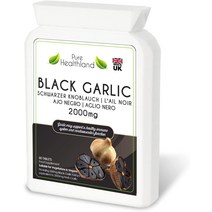퓨어헬스랜드 숙성흑마늘 비건 60정 2000mg 영국산