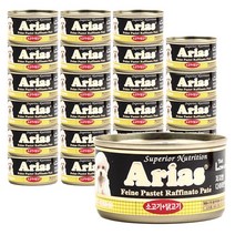 아리아스 강아지용 저지방 다이어트 캔 100g, 아리아스 저지방 캔 소고기 닭고기 100g, 24개