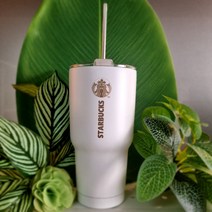 제이더블유Mall 2023년 스타벅스 대용량 텀블러 910ml 화이트 몬스터