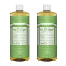 닥터브로너스 그린티 퓨어 캐스틸 솝 950ml 2개