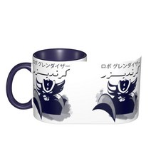 커피로봇 Goldoraks Grendizer UFO 로봇 선물 핫 컵 머그잔 프린트 머그잔 R348 쿨 티 컵, 6.네이비 블루 - 330ml