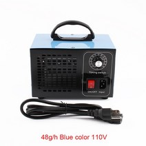48 그램/시간 60 오존 발생기 공기 청정기 냄새 클리너 살균 필터 Ozonizador 110V 220V, [02] 110V Blue 48g