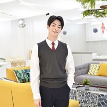 기타 바보사랑[지엔제이커머스]지앤제이 보풀방지 그레이 교복조끼(남자)