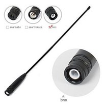 나고야 NA-771 유연한 듀얼 밴드 144/430Mhz VHF/UHF BNC 안테나 Kenwood Tk100 Tk308 IC-V8 IC-V82 양방향 라디오 워키 토키