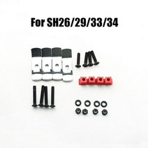 SHAD SH26 SH29 SH33 SH39 SH40 SH45 SH48 탑 박스 케이스베이스 플레이트 랙 장착 키트, 1개, Black