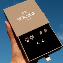 MOKMOK Cosmic Collection 18-Karat Zirconium Diamond Earrings