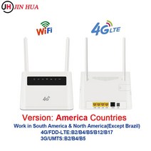 휴대용 공유기300Mbps CAT4 아시아 유럽 잠금 해제 네트워크 무선 Wi-fi Lte, 03 America Version