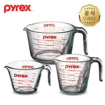 파이렉스 계량컵 3P (250ml 500ml 1000ml), 단품