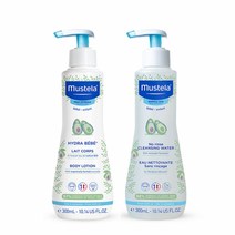무스텔라 이드라베베 바디로션 300ml + 노-린스 클렌징워터 300ml, 단품