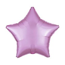 기타 바보사랑[주식회사 파티팡][원팩] 19인치 별은박 새틴럭스 파스텔핑크 _partypang