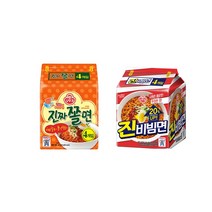 오뚜기 봉지라면 진비빔면 8개입+진짜쫄면 8개입, 16개