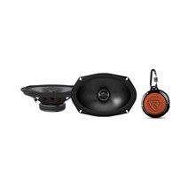 ALPINE S-S69 260와트 6x9인치 카 오디오 스피커 + 휴대용 블루투스 스피커 쌍