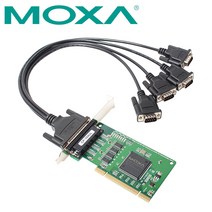 MOXA(모싸) ★재고보유★ CP-104UL-DB9M 4포트 PCI 시리얼카드(슬림PC겸용), 단일 본품