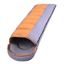 3계절침낭 1인용 경량 캠핑 차박 꿀잠 마약침낭 성인 편안한 봉투 침낭 낚시 사냥, [03] Orange