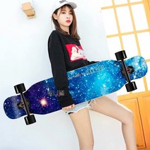 워니별 댄싱 초보자 입문용 롱보드 스케이트보드 42인치, B22