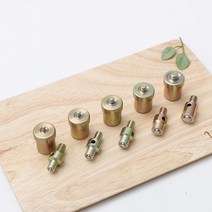 NEW 아일렛기계몰드(1호-9호) 초록도트기구몰드 북유럽작두몰드, 9호, 1개