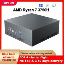 미니PC 데스크탑 고사양 topton nuc amd 게임용 ryzen 7 3750h vega 그래픽 2 ddr4 nvme ssd 컴퓨터 windows 1110 10 pro ht, 애슬론 골드 3150u, 8GB DDR4 128GB NVMe