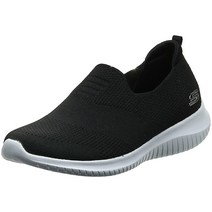 Skechers 여성용 Ultra Flex-Harmonious 스니커즈 블랙