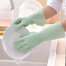 공유 열탕소독 가능한 야무진 고무장갑 5입, 민트, 중(M), 5개