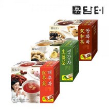[담터] 대추차/생강차/쌍화차 중 한가지맛 택일 (15T x 3개), 상세 설명 참조