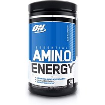 Optimum Nutrition Amino Energy - 운동 전 녹차 BCAA 아미노산 케토 프렌들리 그린 커피 추출물 에너지 파우더 블루 라즈베리 30회분포장은 다를 수 있음, [02] 65인분(1팩), [05] 포도