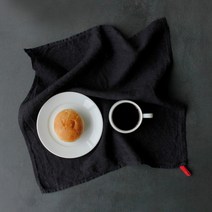 [바보사랑] 리노에리나 소프트마농 리투아니아 린넨 키친크로스 블랙[무드앙코르], 색상선택:그레이프퍼플, 상세 설명 참조