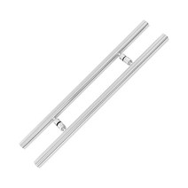 철물이네 강화도어 손잡이 스텐 일자 340mm, 1개