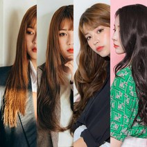 L사이즈(똑딱이5개) 여자 헤어 피스 붙임머리 똑딱이 머리숱 보충 가발 4가지 스타일 선택!, 루즈웨이브, 내츄럴 브라운