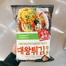 풀무원 대왕 튀김 우동 486g, 일반포장 동절기만