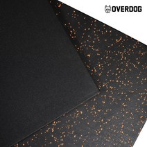 오버독 바닥 충격흡수 헬스장 고무 매트 소음방지 운동 웨이트 기구 헬스매트, 프리미엄매트25mm x 2장