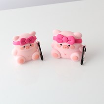 [당일출고] 리본 핑크돼지 에어팟케이스 1/2세대 3세대 에어팟프로, 에어팟 프로