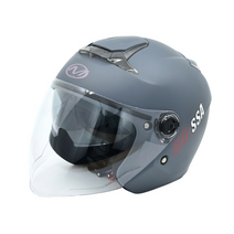 MTM RS-10 오토바이 스쿠터 바이크 실드 포함 더블 렌즈 헬멧, 무광도브