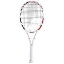 BABOLAT (바볼랏) 프레임만 경식 테니스 라켓 퓨어 스트라이크 팀 BF101402, 화이트/레드/블랙, 그립사이즈3