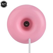 휴대용 미니 다기능 UFO 음이온 가습기 USB 공기 정수기 아로마 디퓨저 스팀 가정용 청정기, 03 분홍색
