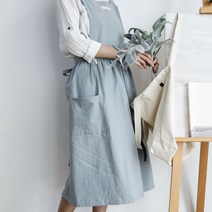 퀵살림 북유럽 모던 카페 앞치마, 스카이
