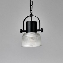 LED 식탁등 벤지 1등 글라스 펜던트 카페 매장조명, 갓 색상 커피