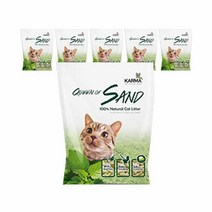 고양이 모래 퀸오브샌드 두부모래 녹차 3kg 6개입, 6박스