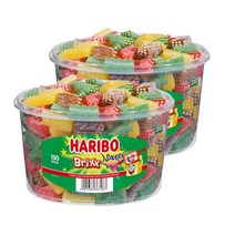 하리보 브릭스 사워 젤리 1200g 2팩 Haribo Brixx sour
