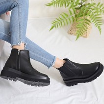 브랜드없음 여성용 키높이 첼시 부츠