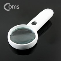 LED 조명 확대경 손잡이 돋보기 4배율 렌즈 65mm 거치대 돋보기 확대경, 1, 쿠팡 본상품선택
