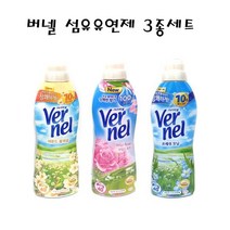 드림마켓 버넬섬유유연제1L 와일드로즈+아몬드블러섬+프레쉬모닝 섬유유연제, 1세트