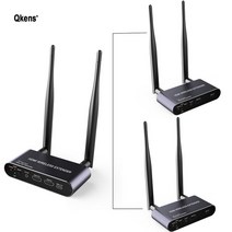 케이블 무선 HDMI 익스텐더 1080P 비디오 송신기 및 리시버 DSLR 카메라 PS4 노트북 PC TV 프로젝터용 200m, 02 1 TX 2 RX_01 with US Plug
